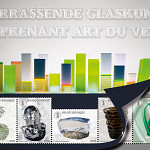 Feuillet de timbres de collection – bpost - 2024 - « Surprenant art du verre »